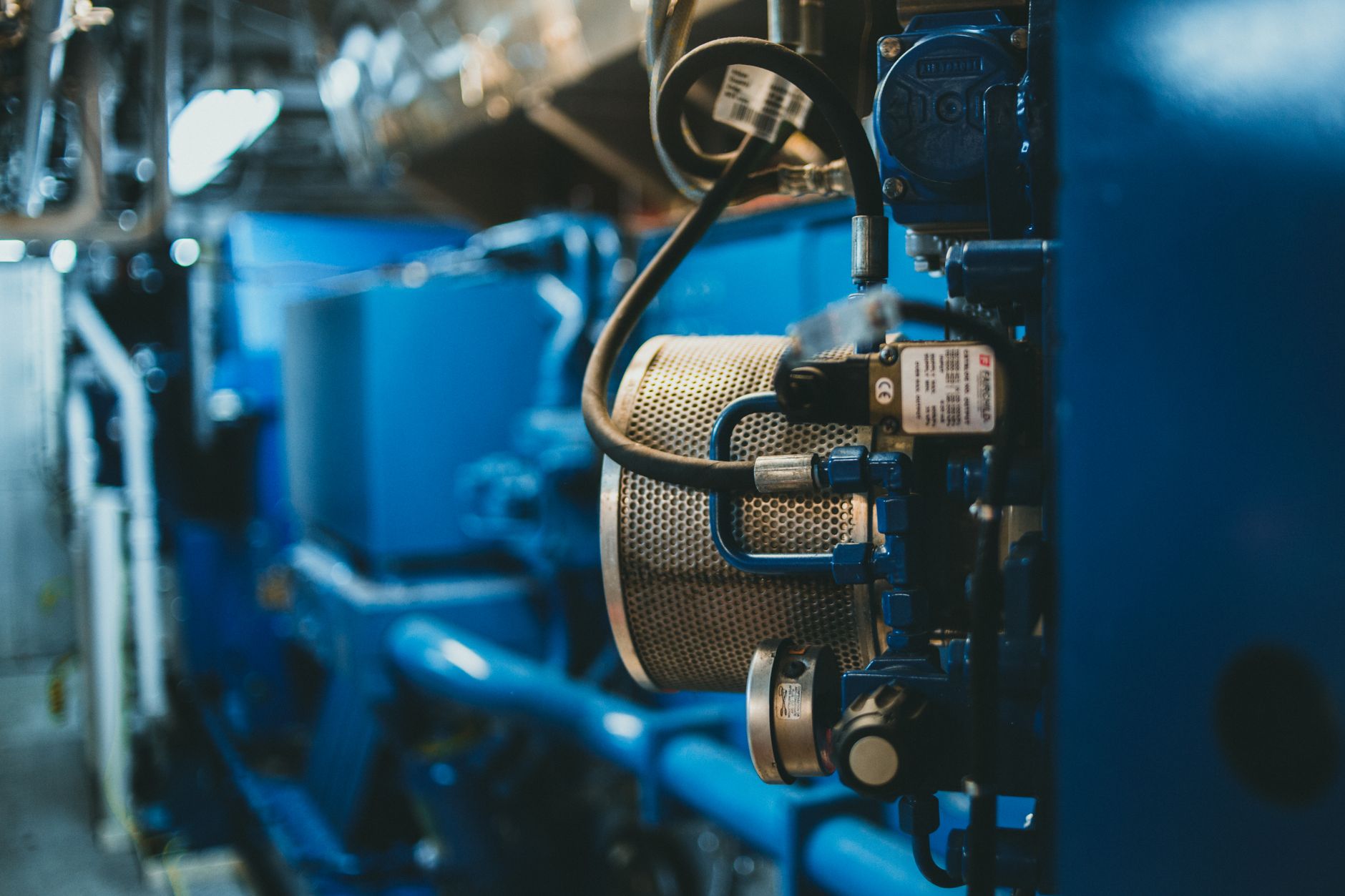 Hydraulic Machine Blue